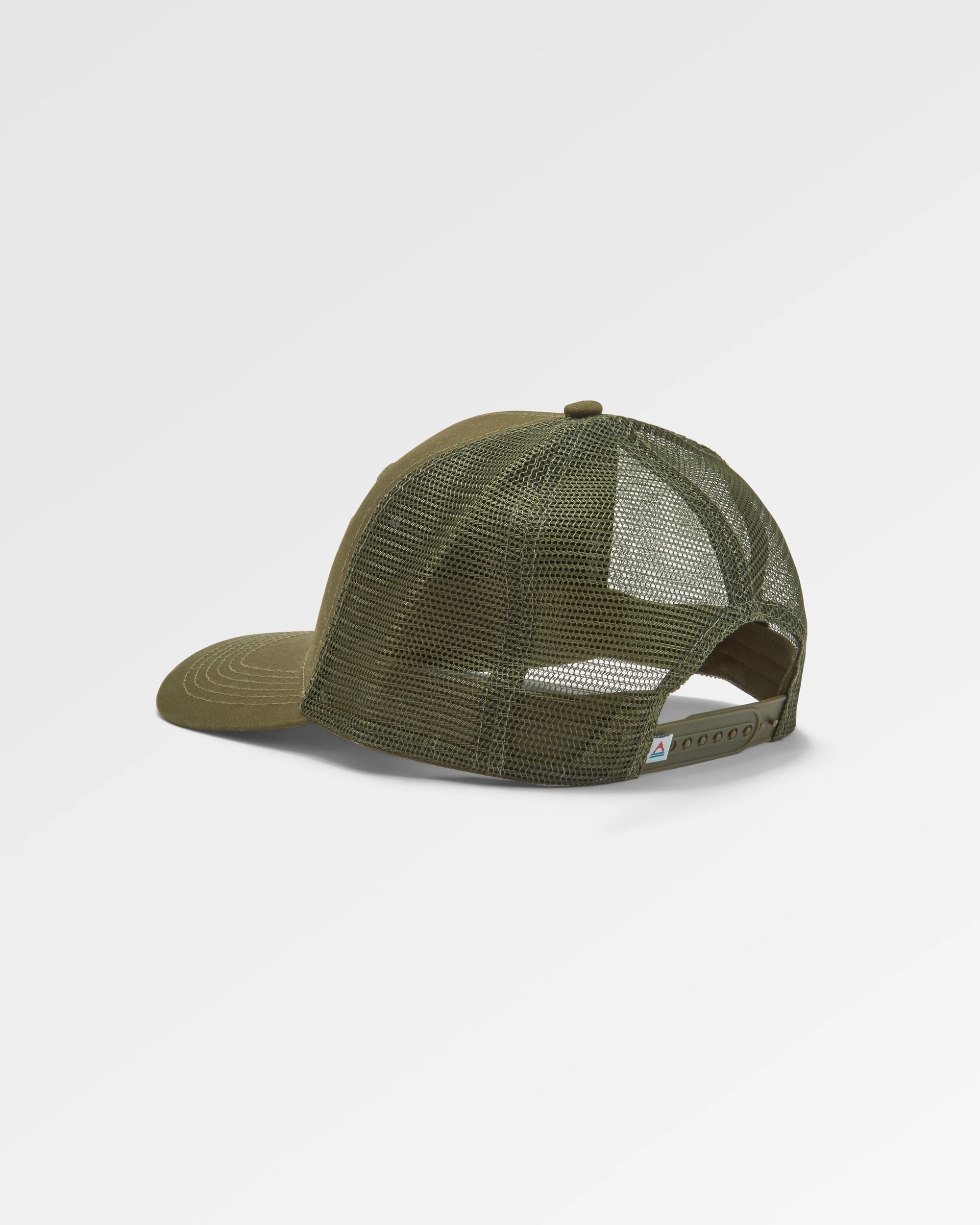 Core Recycled Cotton Trucker Hat - Khaki Green