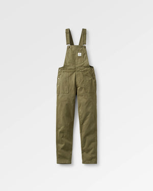 Roamist Organic Cotton Overalls - Khaki Green