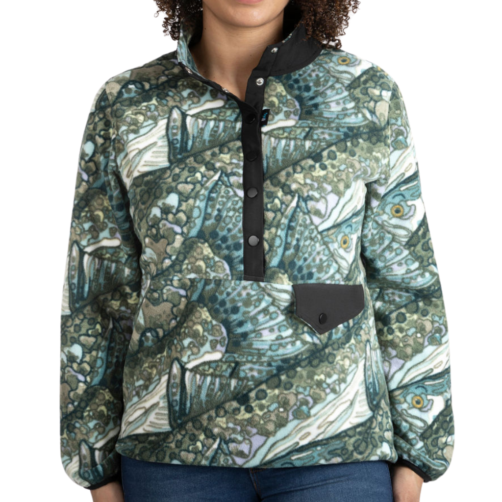 Steel My Heart Riffle Snap Fleece