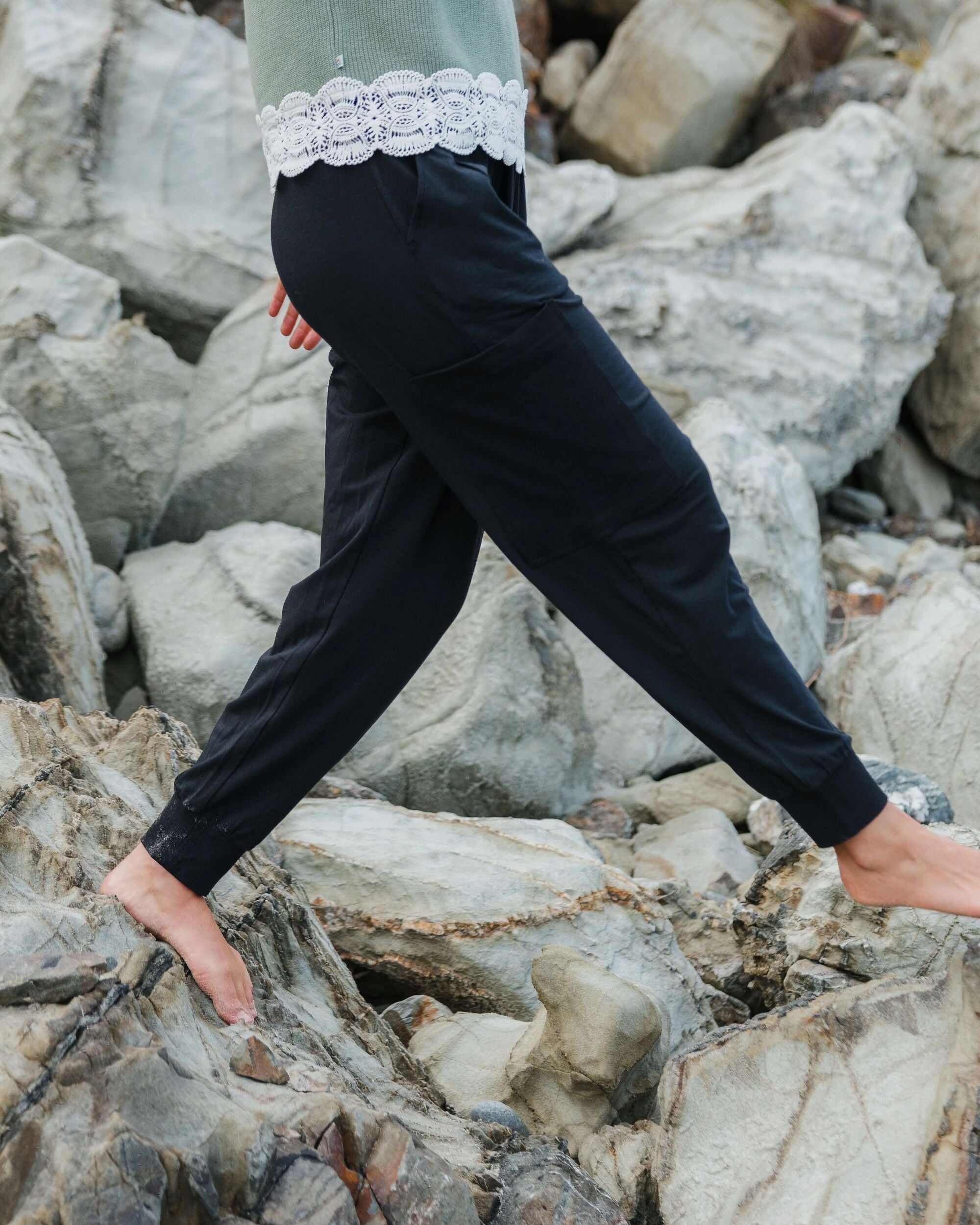 Day Dream Recycled Pant - Black