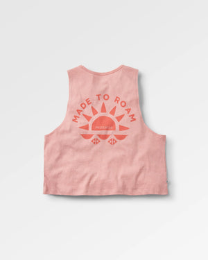 Sunburst Organic Tank Top - Soft Shell Pink