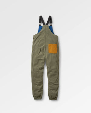 Ace Recycled Polar Fleece Overalls - Dusty Olive