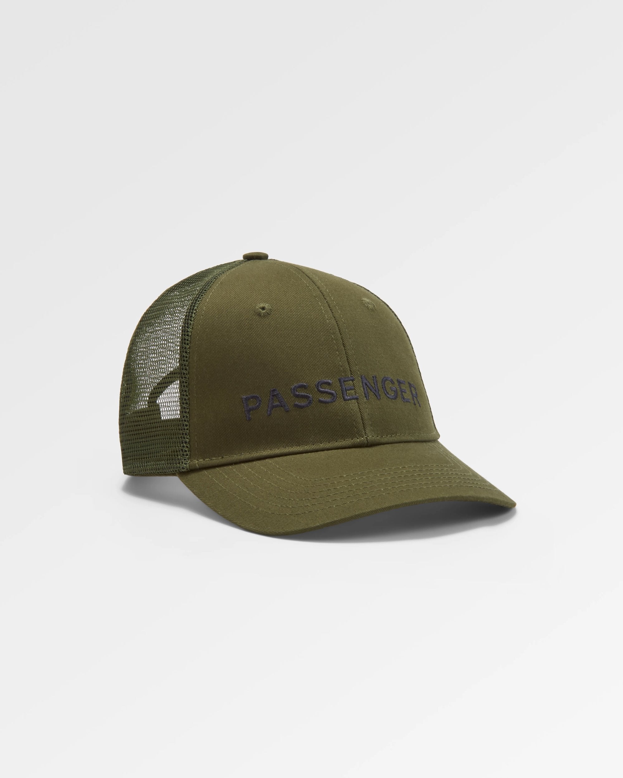 Passenger Recycled Cotton Trucker Hat - Khaki Green