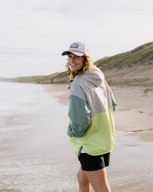 Moonlight Recycled Insulated Pullover - Lime Juice