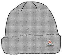 Moss Double Layer Recycled Waffle Beanie - Gray Marl