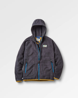 North Coast 2.0 Full Zip Recycled Sherpa Fleece - Faded Black