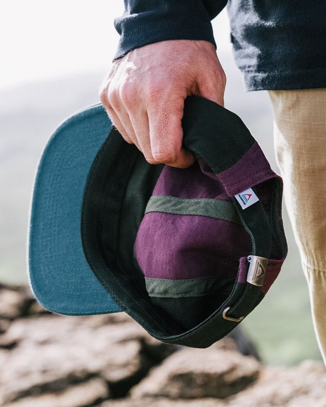 Fixie Recycled 5 Panel Hat - Grape Multi