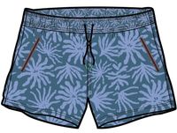 Way Out All Purpose Shorts - Seaweed Blue Steel