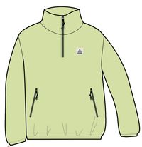 Ayla Recycled Micro Polartec® Fleece - Soft Lime Juice