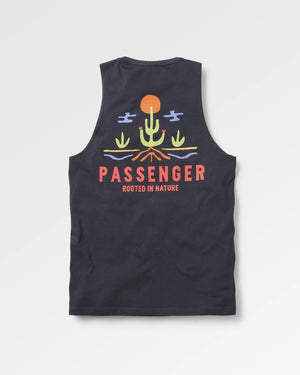 Planted Recycled Cotton Tank Top - Black