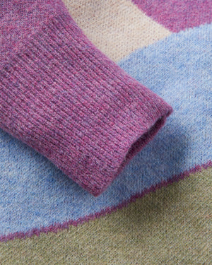 Vista Recycled Knitted Sweater - Rhubarb