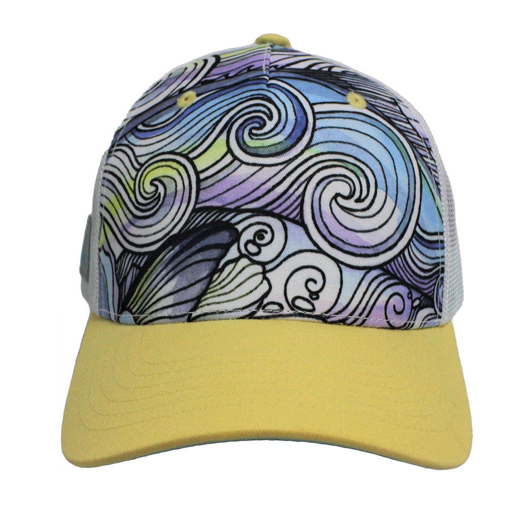 Permit Paradise Abstract Trucker Hat