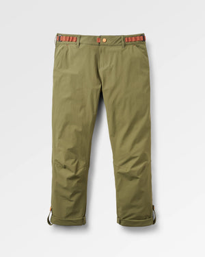 365 Trail Roll Up Pants - Khaki Green