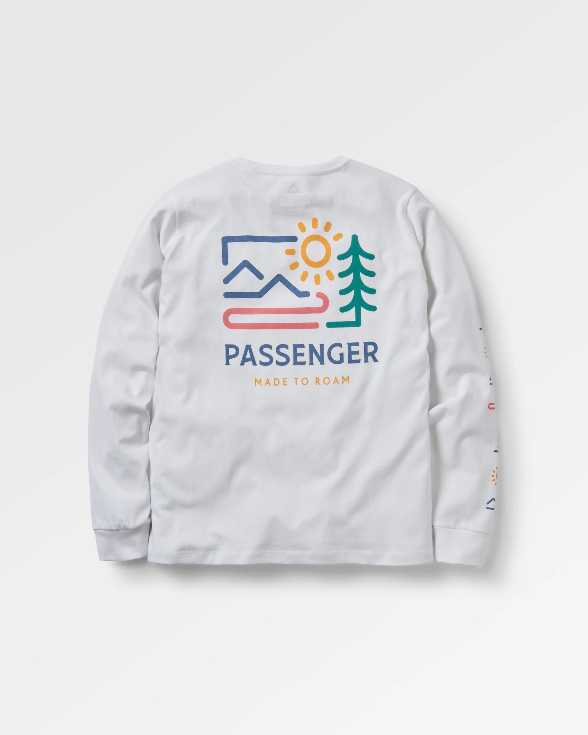 Phoenix Recycled Long Sleeve T-Shirt - White