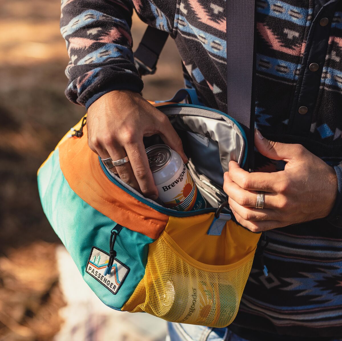 8-Pack Recycled Cooler Bag - Multi Color