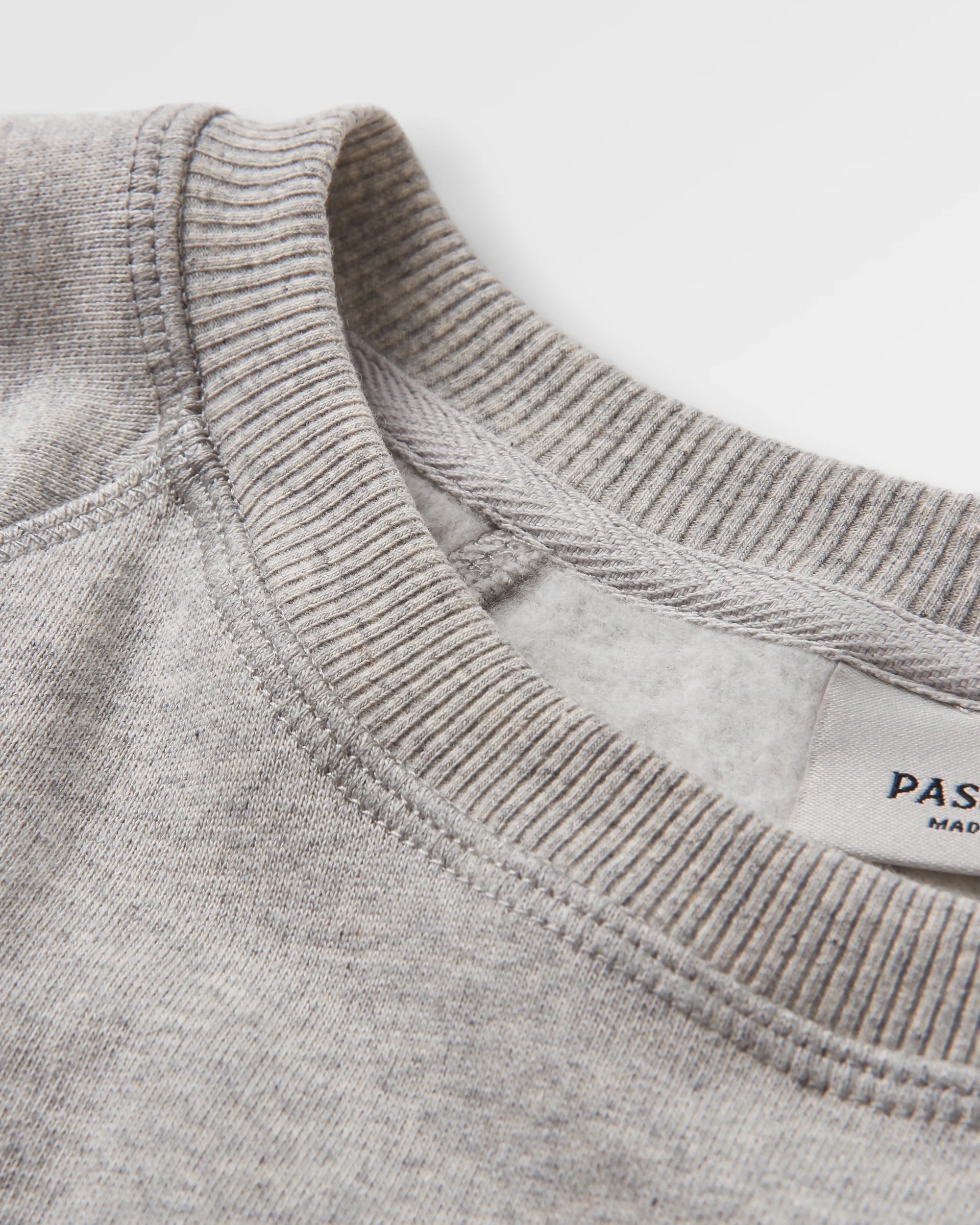 Breathe Recycled Cotton Sweatshirt - Mid Grey Marl