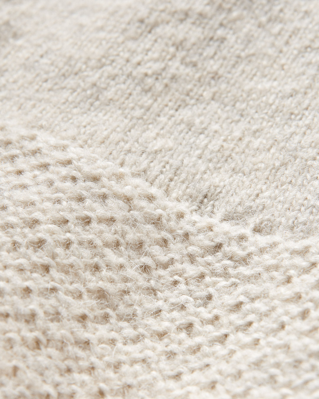 Cove Recycled Knitted Sweater - Off White