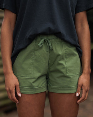 Carriso Organic Cotton Shorts - Vineyard Green