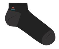 Organic Trainer Socks - Black