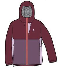 Rainstorm Recycled Waterproof Jacket - Forest Berry/Berry