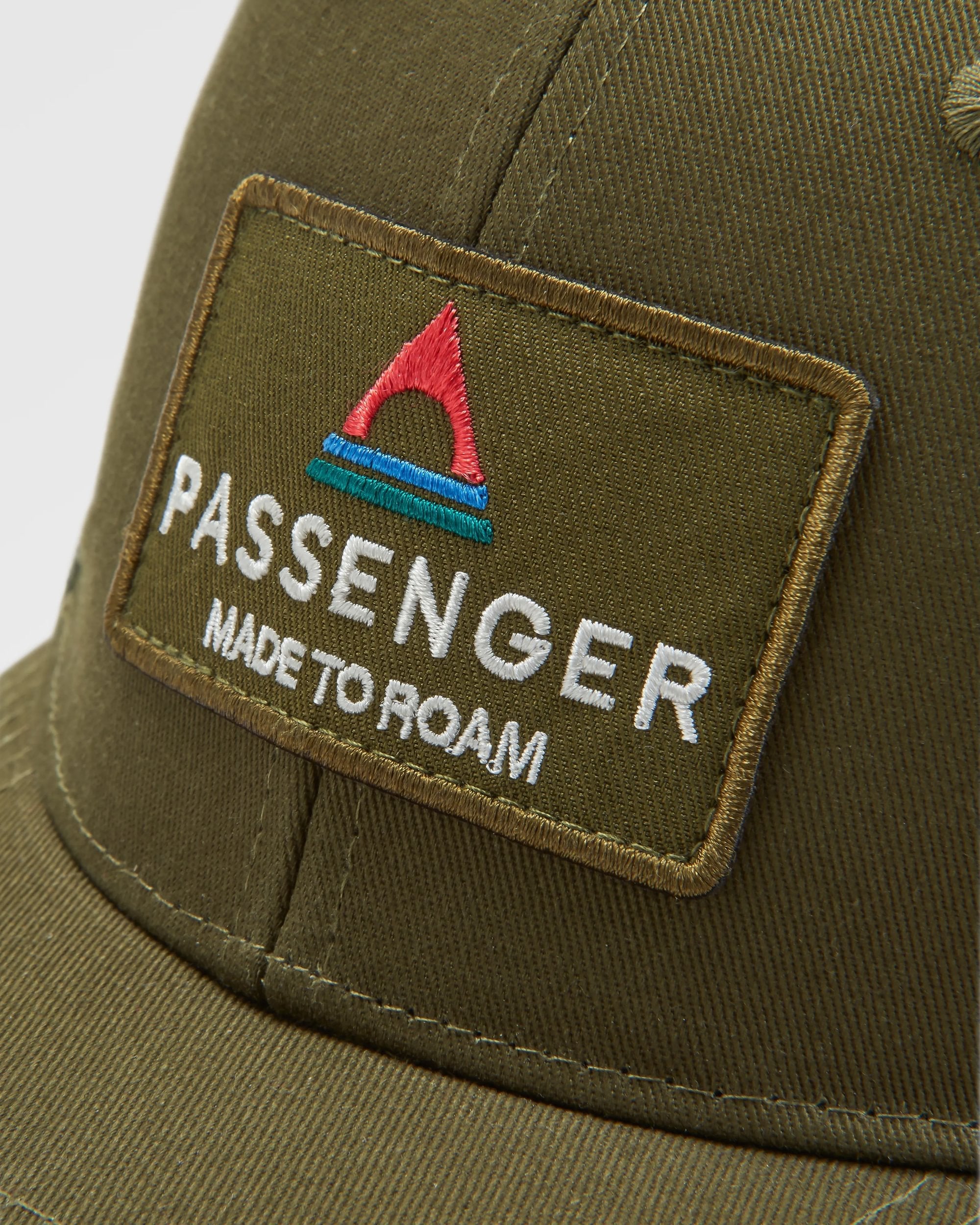 Core Recycled Cotton Trucker Hat - Khaki Green