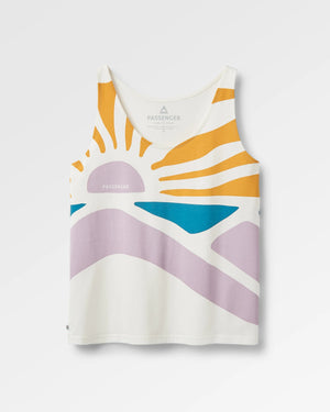 Sunsets Organic Cotton Tank Top - Marshmallow