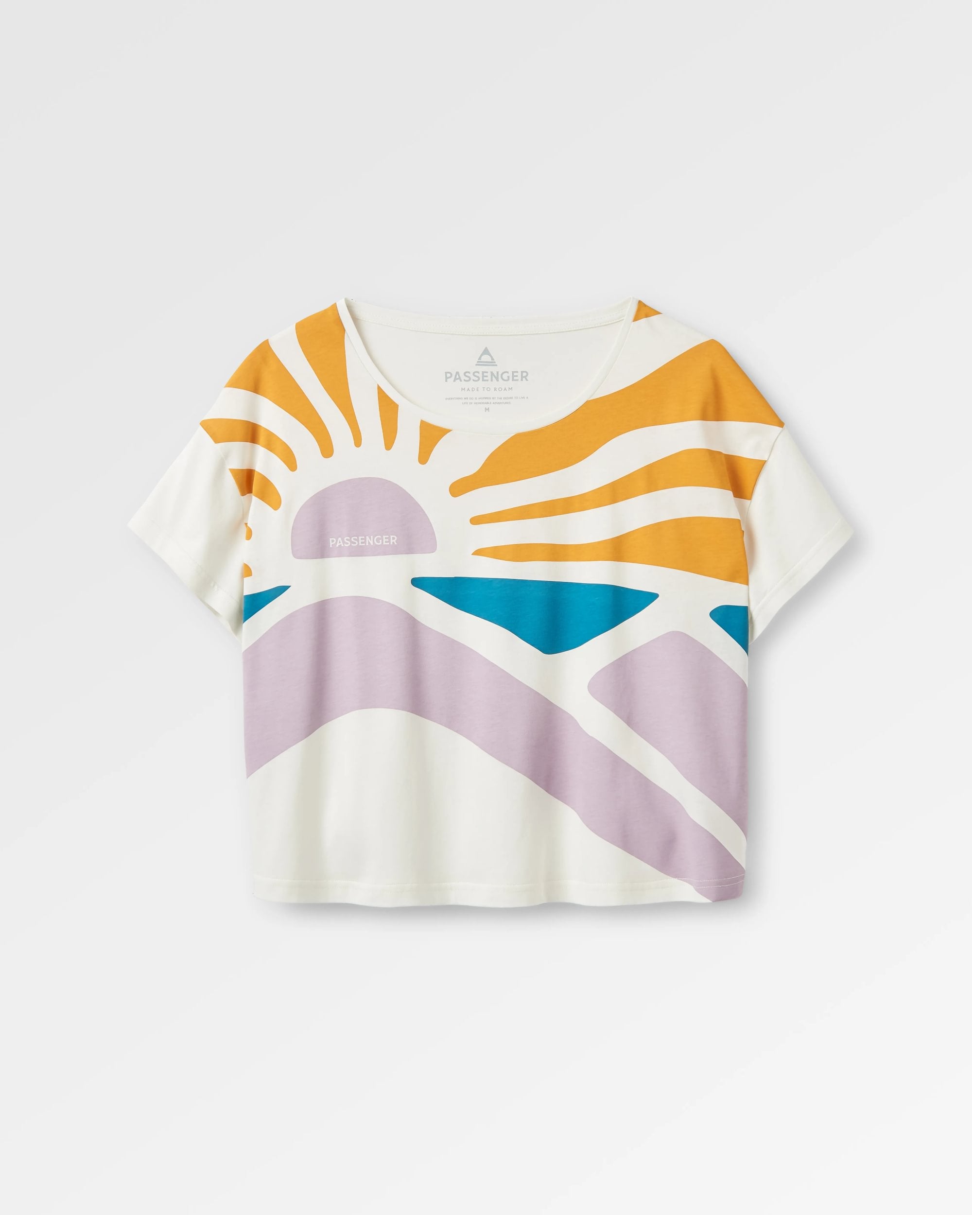 Sunsets Organic Cotton T-Shirt - Marshmallow