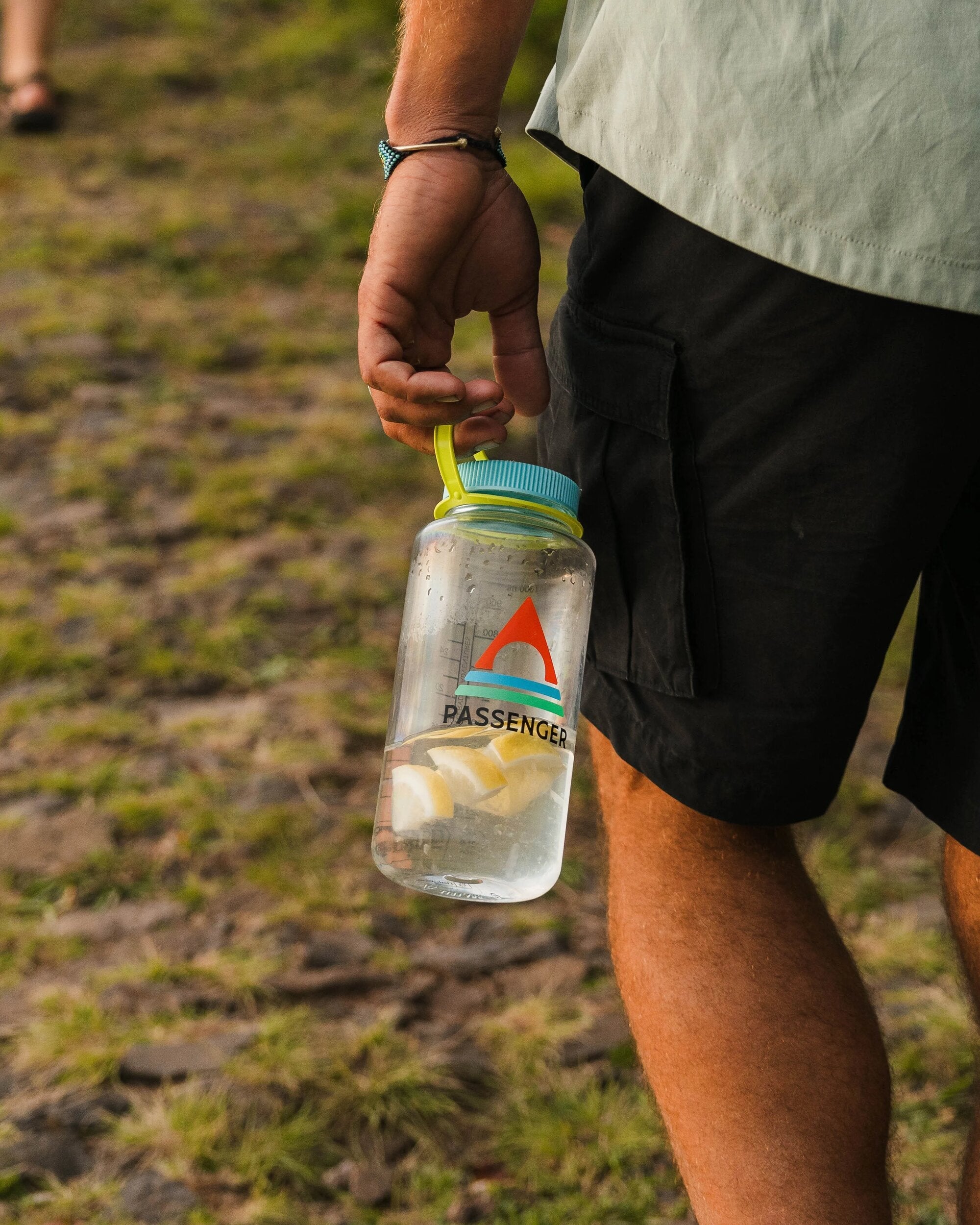 Nalgene 1L Wide Mouth Water Bottle - Clear