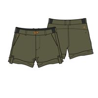 365 Trail Roll Up Short - Khaki Green