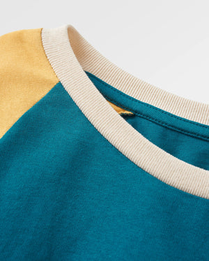 Riser Recycled Long Sleeve T-Shirt - Blue Coral