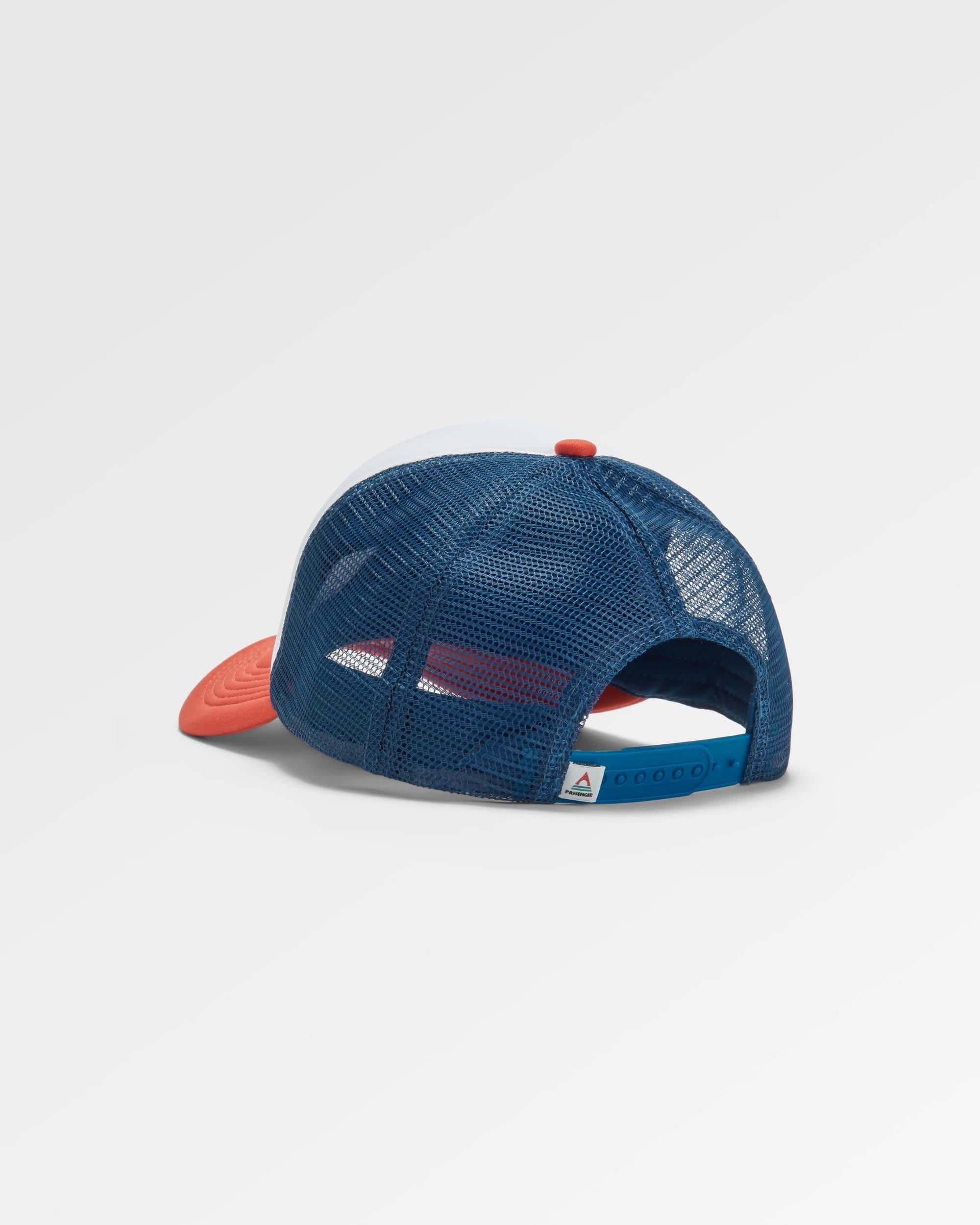 Escapism Trucker Hat - Moonlight Blue/Red Spice