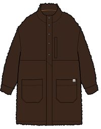 Nash Recycled Fleece Jacket - Coffee