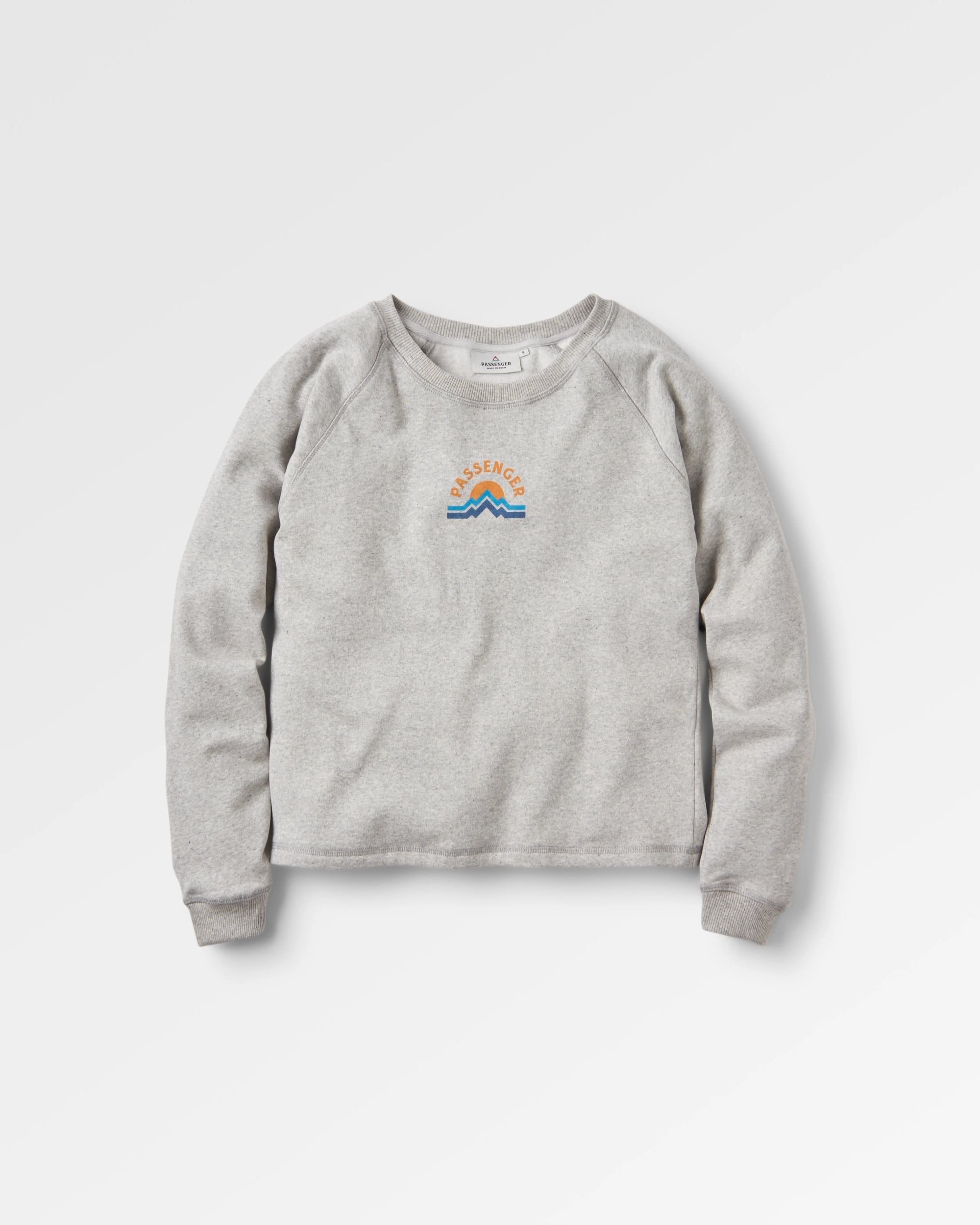 Breathe Recycled Cotton Sweatshirt - Mid Grey Marl