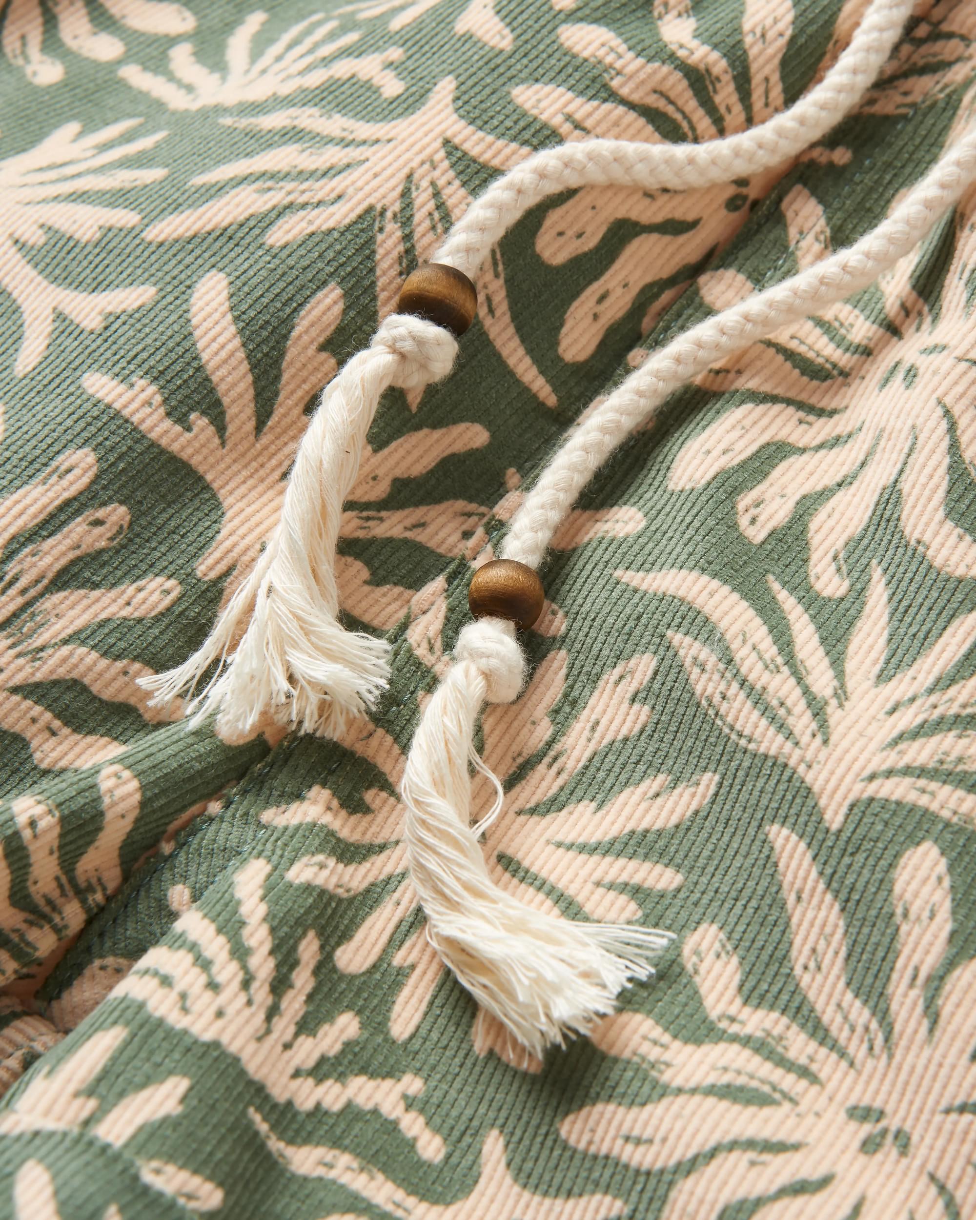 Santosa Organic Cotton Cord Shorts - Seaweed Pistachio