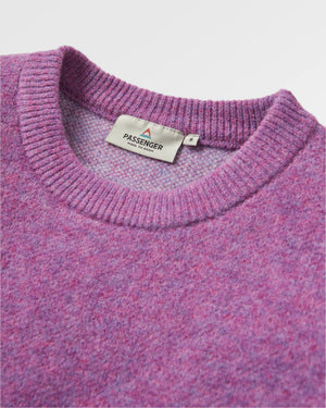 Vista Recycled Knitted Sweater - Rhubarb