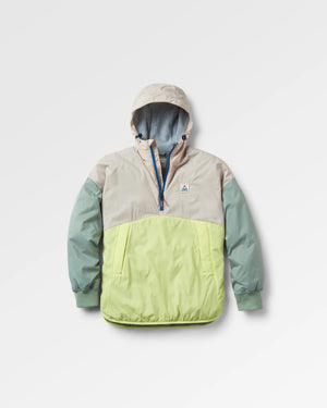 Moonlight Recycled Insulated Pullover - Lime Juice